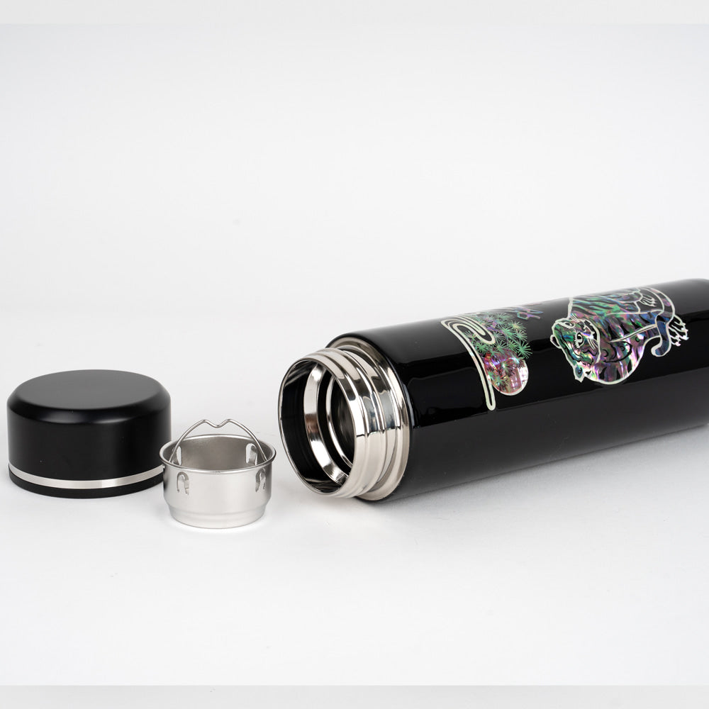 Najeonchilgi SUS316 Stainless Steel Tumbler with Magpie and Tiger, 500 ml