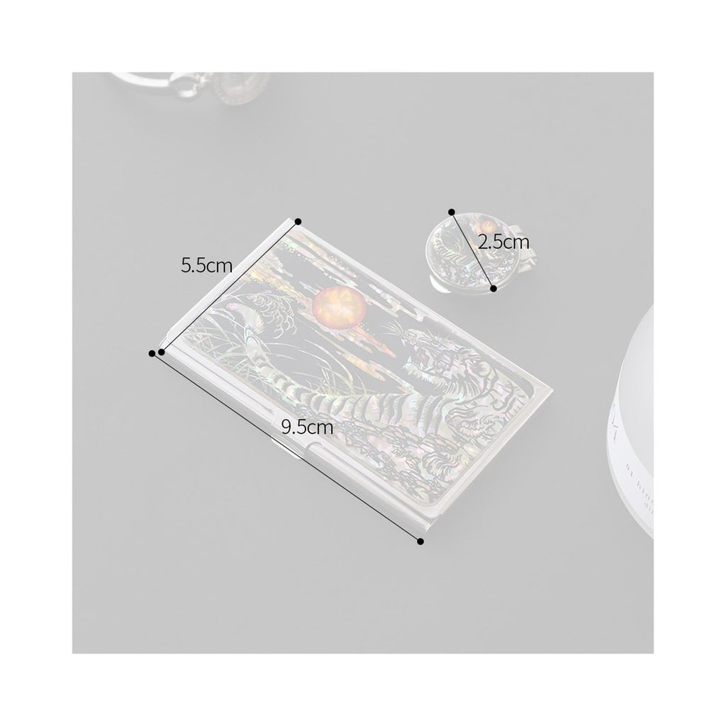 2-Piece Set: Business Card Case Golf Ball Marker K(Traditional) – product dimensions and size guide [KS-DIM:P0000PNF:fad82d2b4f04]