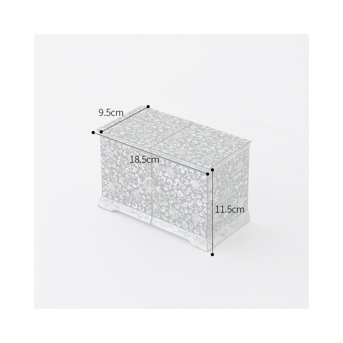 Masterpiece Peony Arabesque Seonbi Scholar Double Lidded Secret Mother of Pearl Jewelry Box Jewelry Box Najeonchilgi (Master Artisan Jang Tae-bok) – product dimensions and size guide [KS-DIM:P0000PMG:1e1a46689df4]