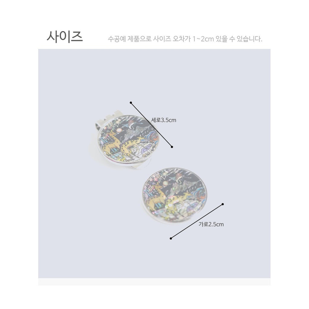 Premium Najeon Golf Ball Marker K(Traditional) – product dimensions and size guide [KS-DIM:P0000PND:9dfb75aac4d6]