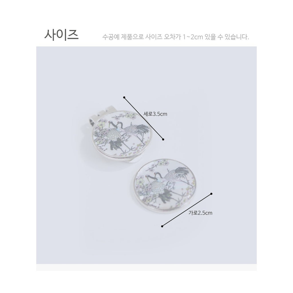 Premium Najeon Golf Ball Marker K(Butterfly) – product dimensions and size guide [KS-DIM:P0000PNC:f971c9e42ade]