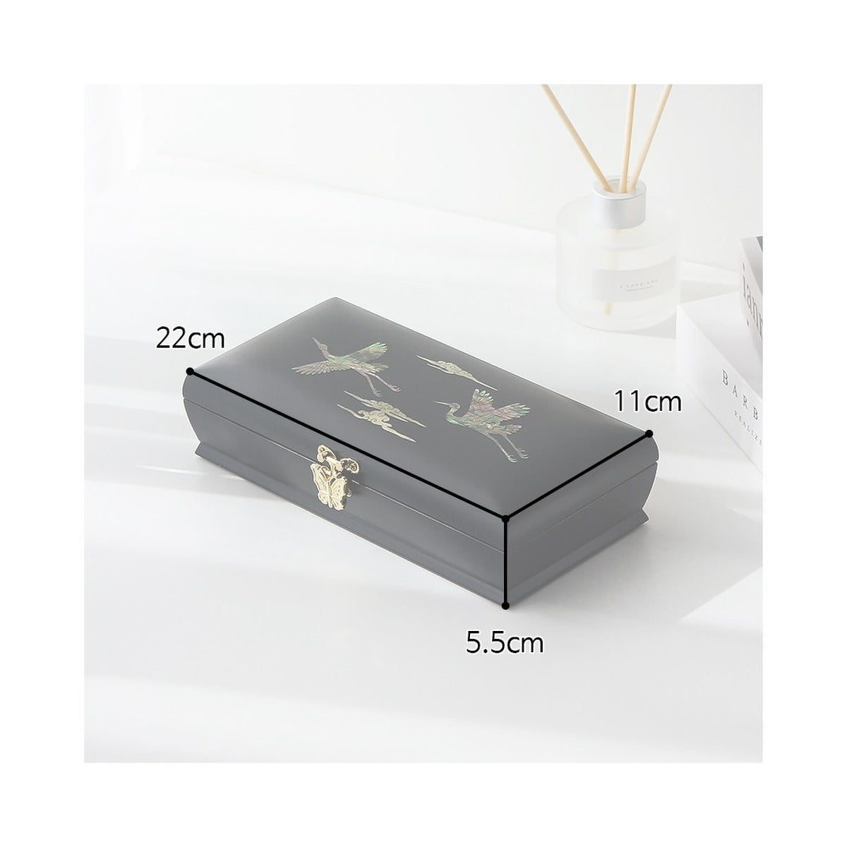 Premium Najeon 1 Tier Crane Box – product dimensions and size guide [KS-DIM:P0000JGI:ff8e966caafb]