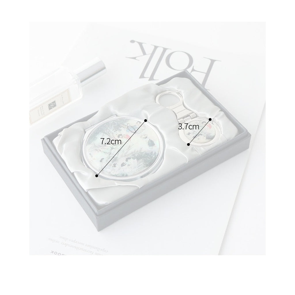 2-Piece Set: Najeon Hand Mirror Keyring Set A – product dimensions and size guide [KS-DIM:P0000HLL:79e2238445a4]