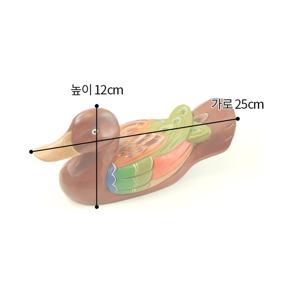 Traditional Wood Carved Mandarin Duck Set (Large) Wood Carved Box Wedding Pyebaek – product dimensions and size guide [KS-DIM:P0000MDT:93664b17fd27]