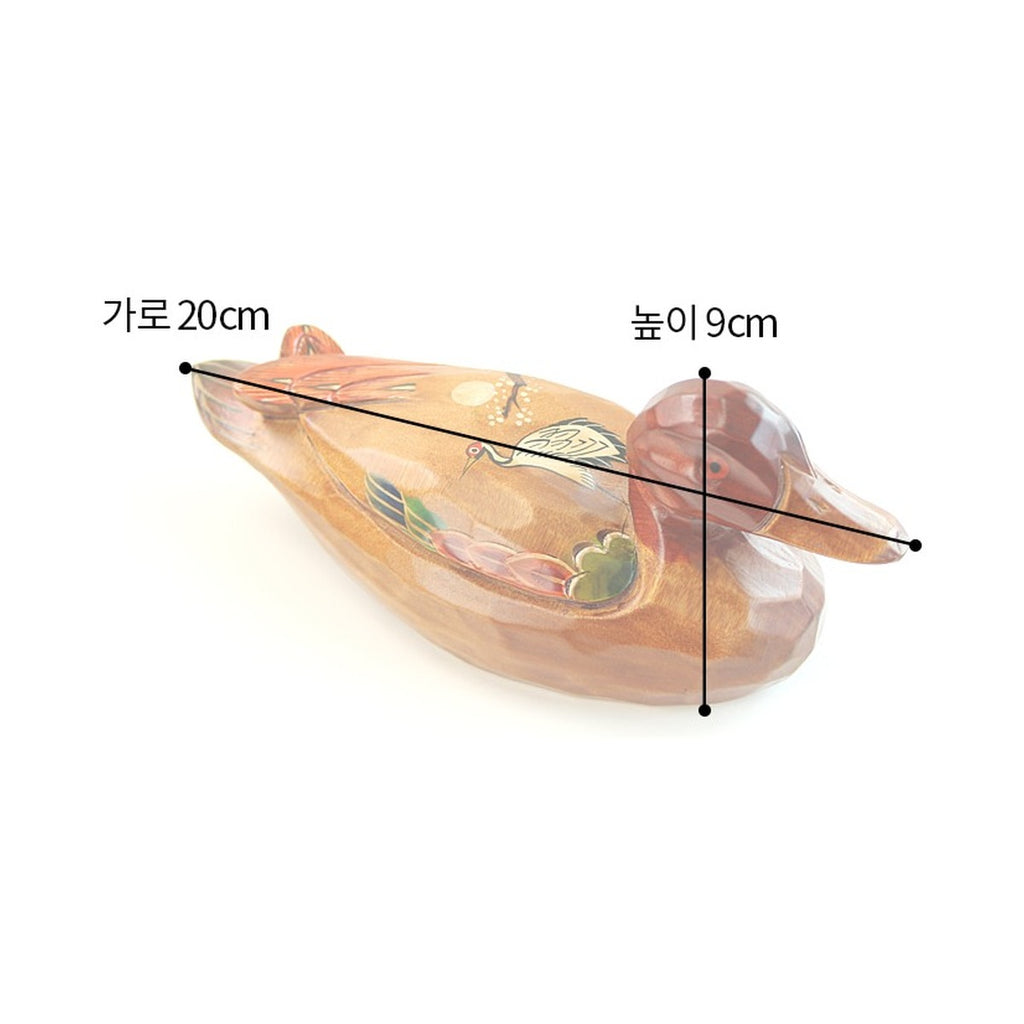 Premium Moon Crane Duck Set (Medium) Wood Carved Wedding Pyebaek Box Dragon – product dimensions and size guide [KS-DIM:P0000IXF:eff0edc81103]