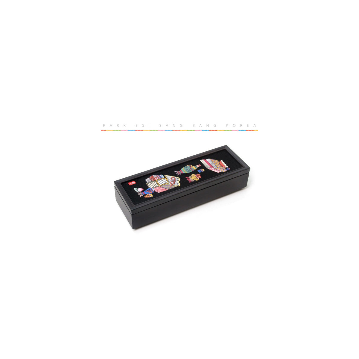 Masterpiece Hand Embroidered Pen Case (Chaekgado) – detail view 1 [KS-CUT:P0000DGT:19dd83eda89b]
