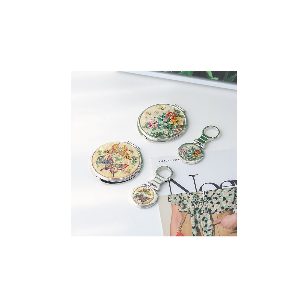 2-Piece Set: Najeon Hand Mirror Keyring Set B – detail view 1 [KS-CUT:P0000HLO:6416ee1dbc9f]