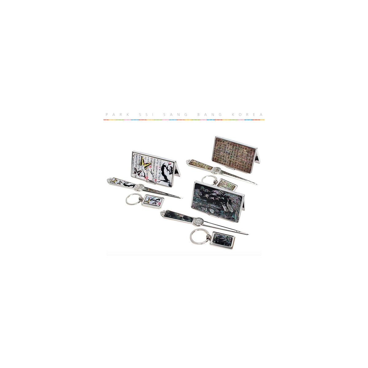3-Piece Set: Business Card Case Letter Opener Keyring B – detail view 1 [KS-CUT:P0000RVL:490e62f8a502]