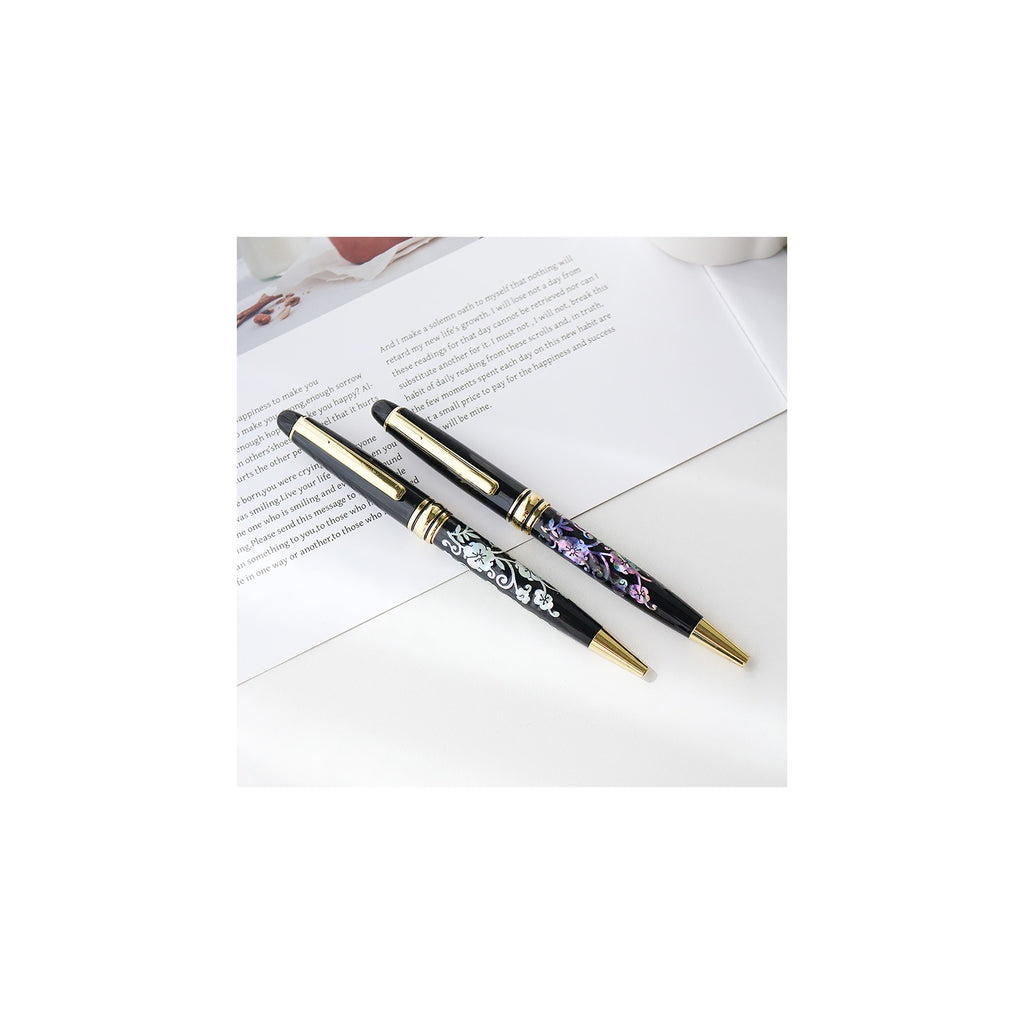 Premium Mother of Pearl Pen Plum Blossom – detail view 1 [KS-CUT:P0000JFA:3415cb72e631]