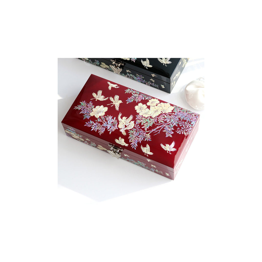 Najeonchilgi 1 Tier Butterfly Garden Yedan Jewelry Box H Jewelry Box Yedan Wedding Gift Box Mother of Pearl, 23 cm – detail view 1 [KS-CUT:P0000UVW:172b5a312d15]