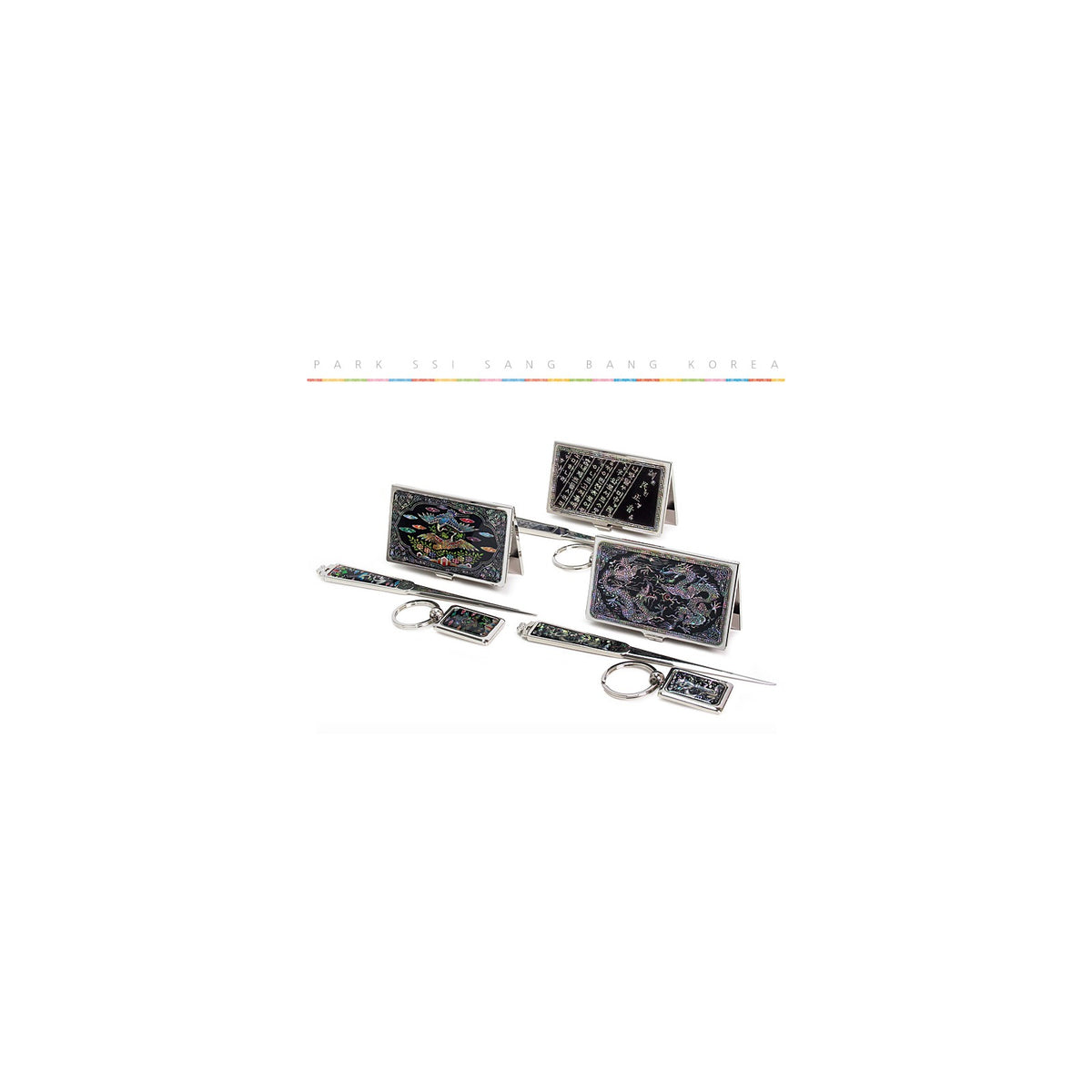 3-Piece Set: Letter Opener Keyring Business Card Case (K) – detail view 1 [KS-CUT:P0000MFB:c163f6ffc19e]