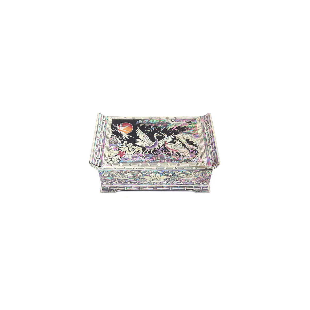 2-Piece Set: Premium Najeon Plum Blossom Seonbi Scholar Scholar's Pen Case Box – detail view 2 [KS-CUT:P0000DOK:2e9cbbcbf23c]