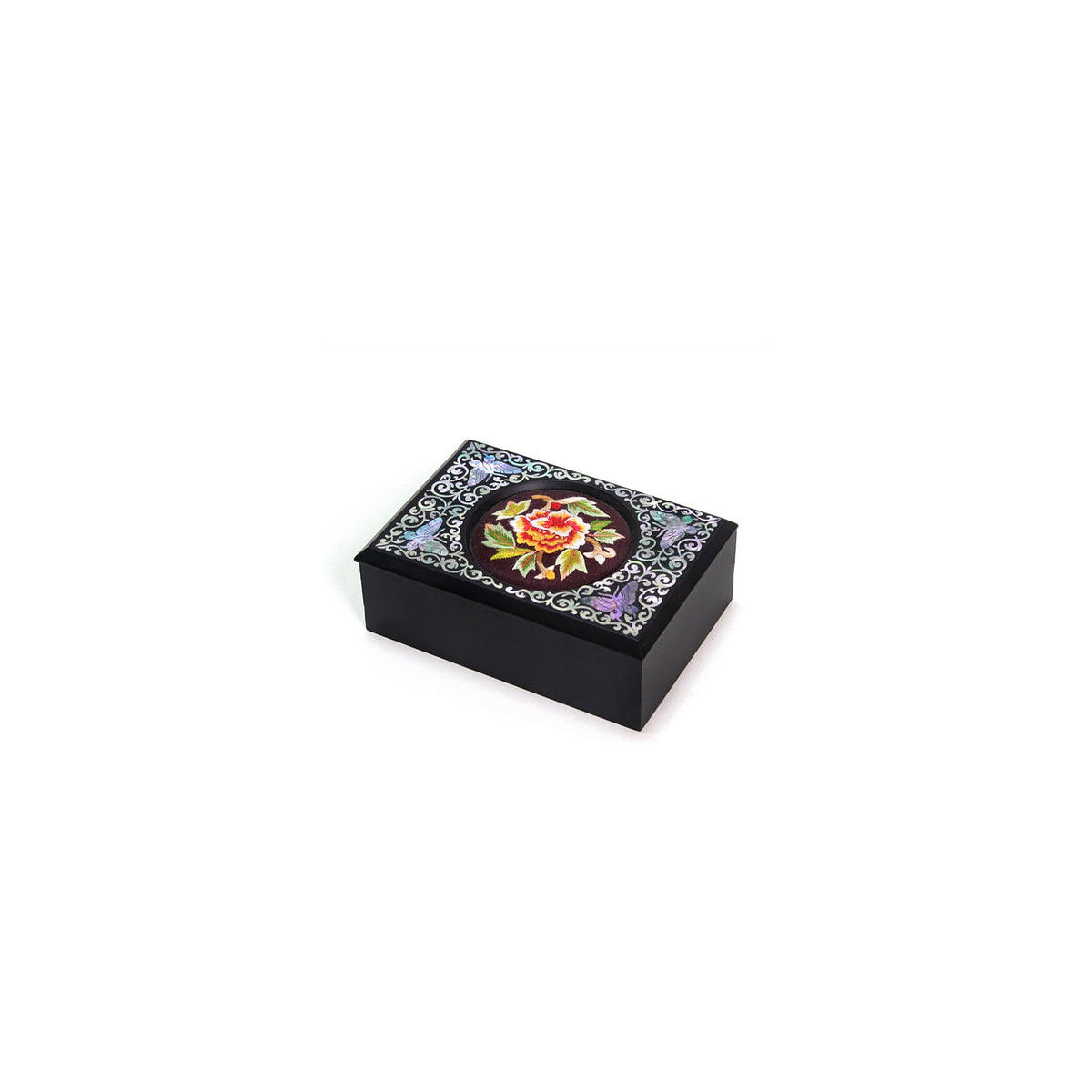Mother of Pearl Embroidered Business Card – detail view 2 [KS-CUT:P0000QVC:e06aa385c24c]