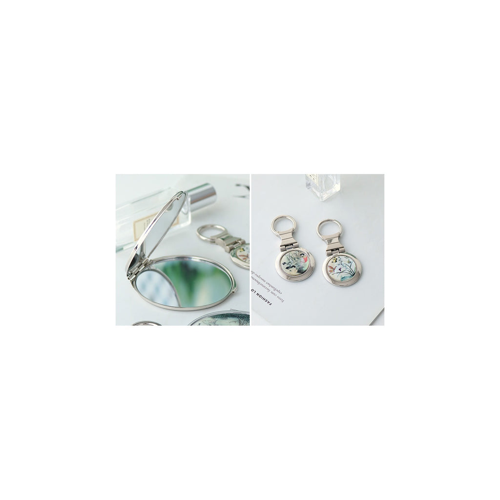 2-Piece Set: Najeon Hand Mirror Keyring Set A – detail view 2 [KS-CUT:P0000HLL:6aee80b114e7]