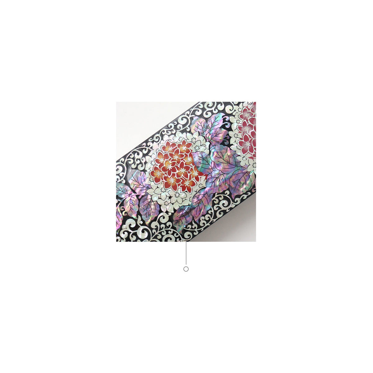 Premium Najeon Hydrangea Business Card Case (Master Artisan Jang Tae-bok) – detail view 2 [KS-CUT:P0000IIL:940cbf9482c6]