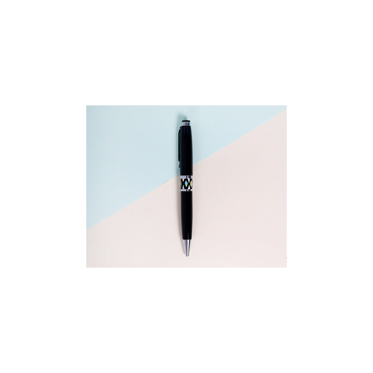 Premium Najeon Gift Pen (Silver) – detail view 2 [KS-CUT:P0000HED:6d6695975e8d]