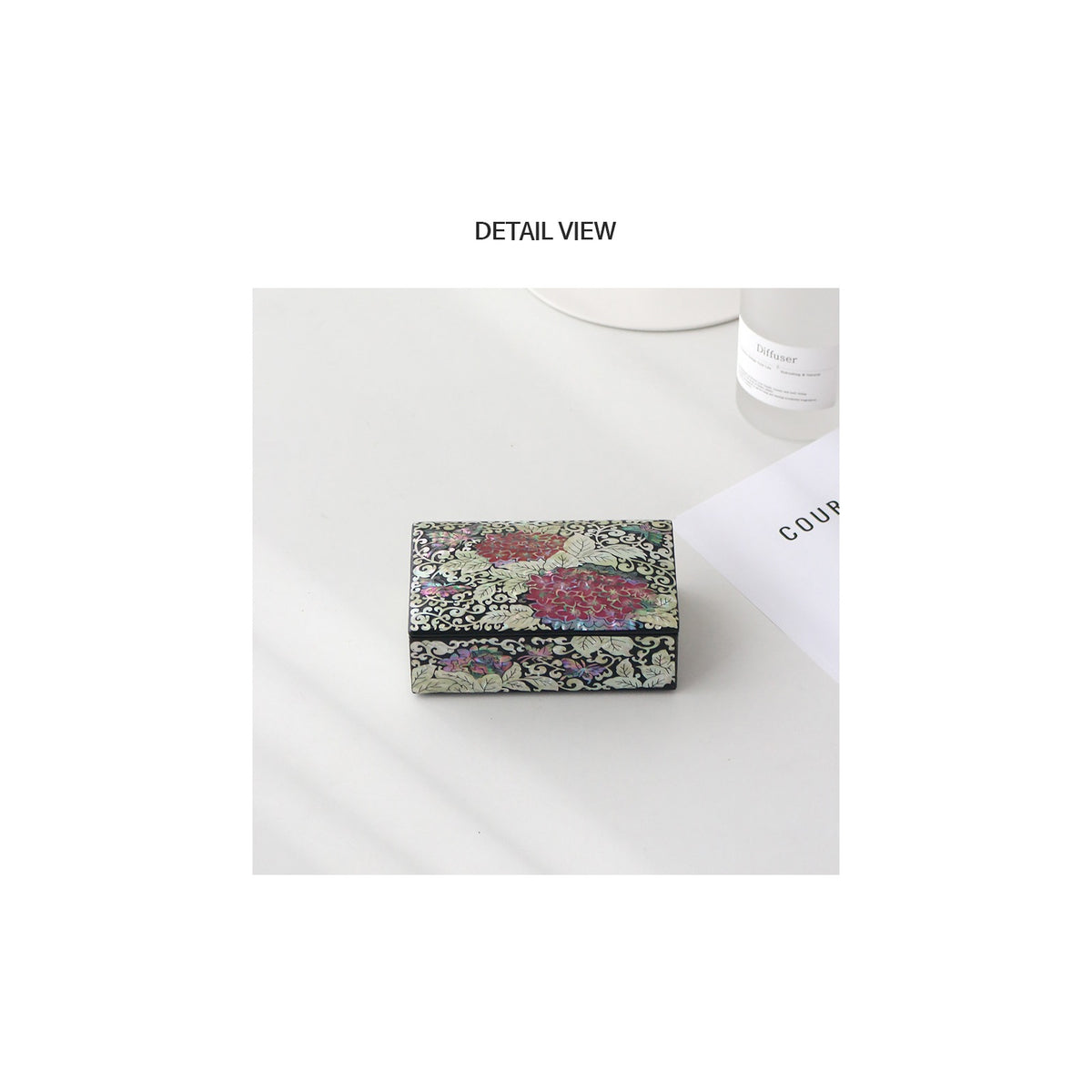 Premium Najeon Hydrangea Business Card Case (Master Artisan Jang Tae-bok) – detail view 3 [KS-CUT:P0000IIL:68cbc27b063a]