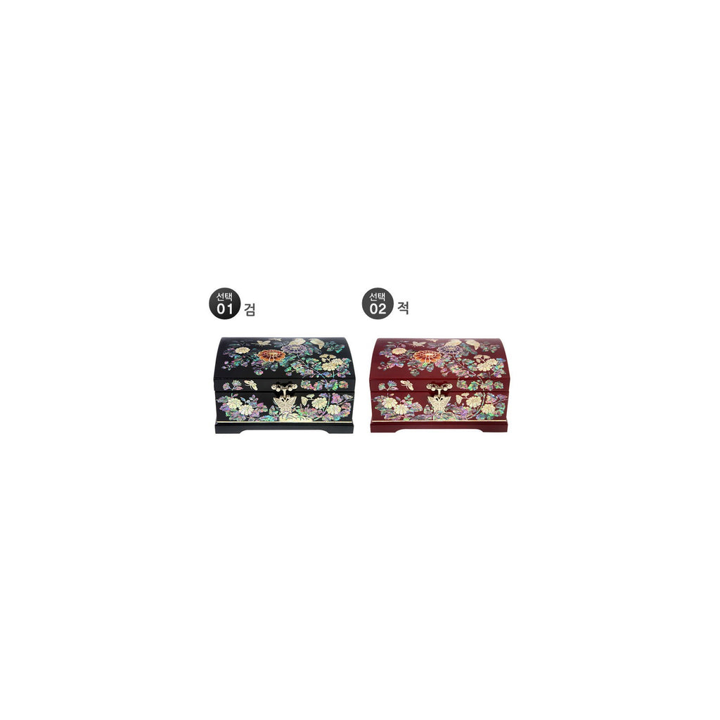 Najeonchilgi Arirang Music Box Birds & Flowers Mother of Pearl Jewelry Box Jewelry Box, 16 cm – detail view 3 [KS-CUT:P0000HIL:58981bc66f7e]