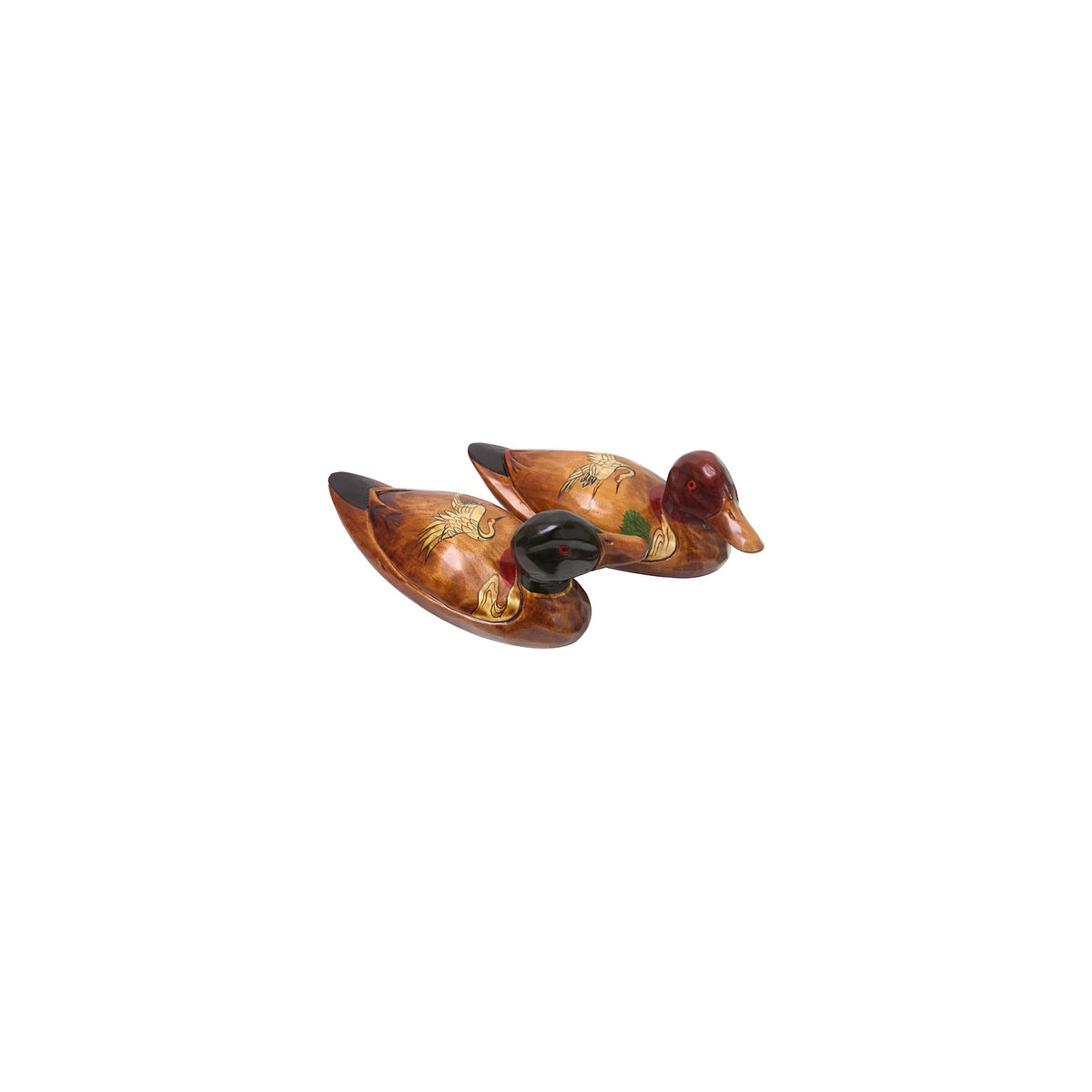 Premium Crane Duck Set (Medium) Wood Carved Box Dragon – detail view 3 [KS-CUT:P0000IOX:2fd457629e09]