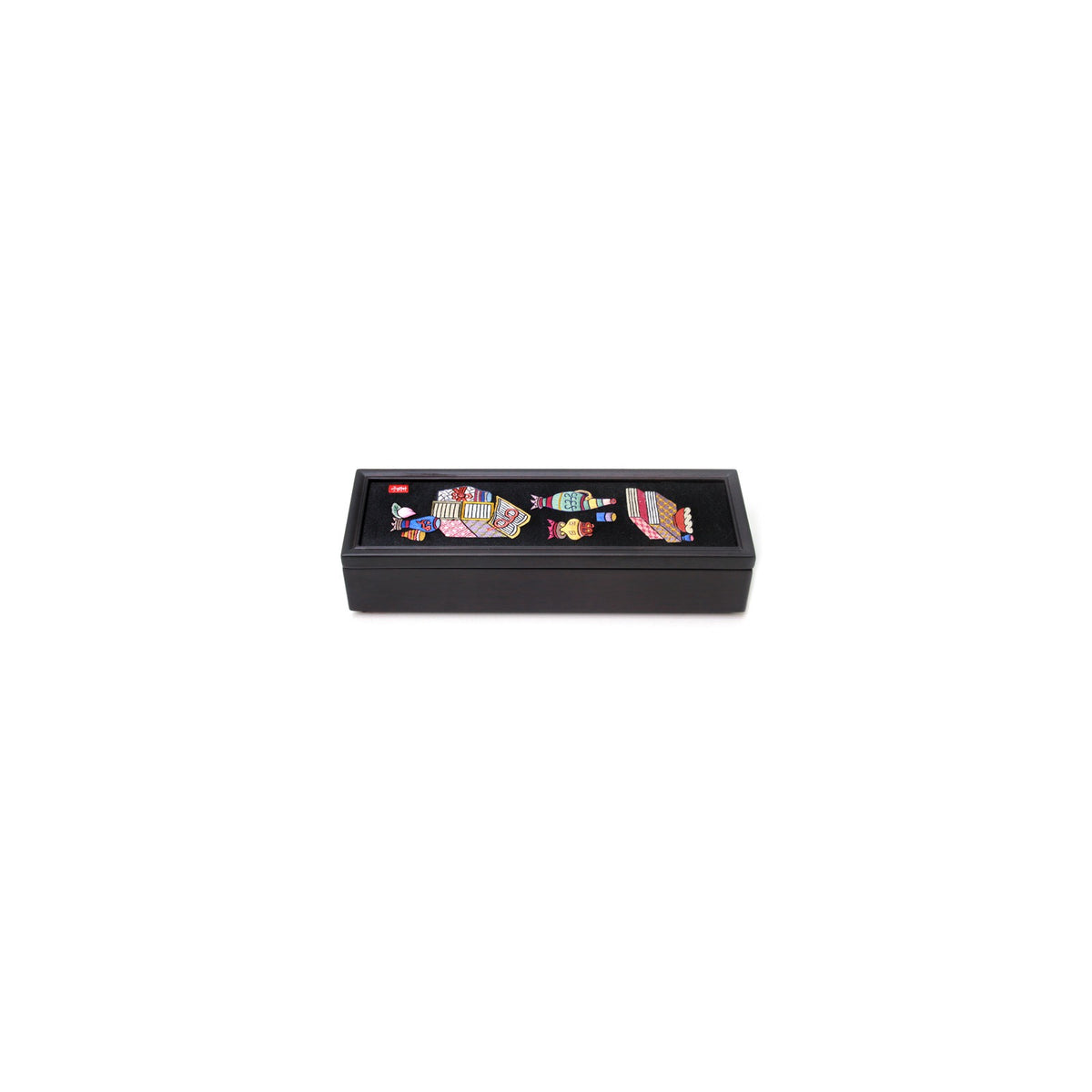Masterpiece Hand Embroidered Pen Case (Chaekgado) – detail view 3 [KS-CUT:P0000DGT:63a23659a508]