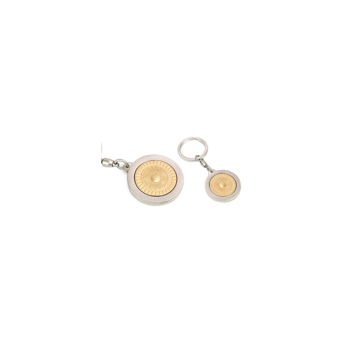 3-Piece Set: Premium Metal Letter Opener Gold Business Card Keyring Set (Wanja Lattice) – detail view 3 [KS-CUT:P0000HMP:2d8d2396d71d]
