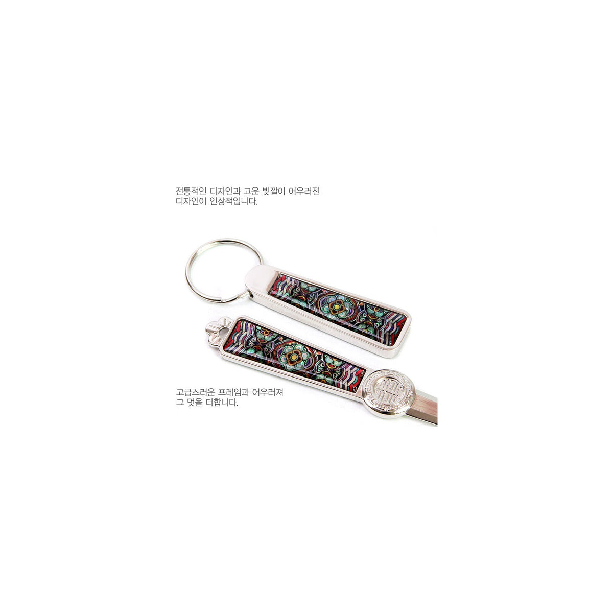 2-Piece Set: Najeon Key Letter Opener Set (Roof Tile Dancheong) – detail view 3 [KS-CUT:P0000JVW:3d81886cd509]