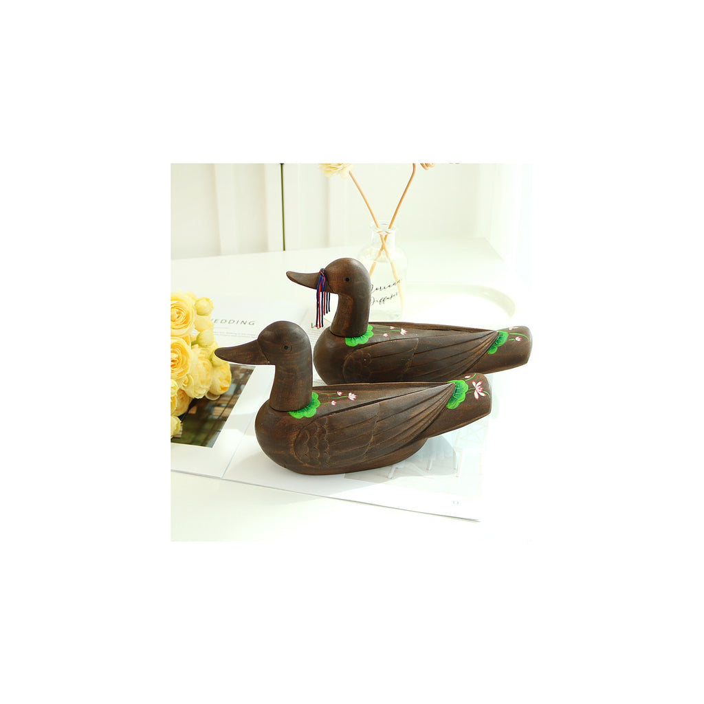 Wild Goose Wood Carved Set (Lotus Medium) Wood Carved Box Wedding Pyebaek Box Wild Goose – detail view 3 [KS-CUT:P0000LAZ:337bec1fa0fb]