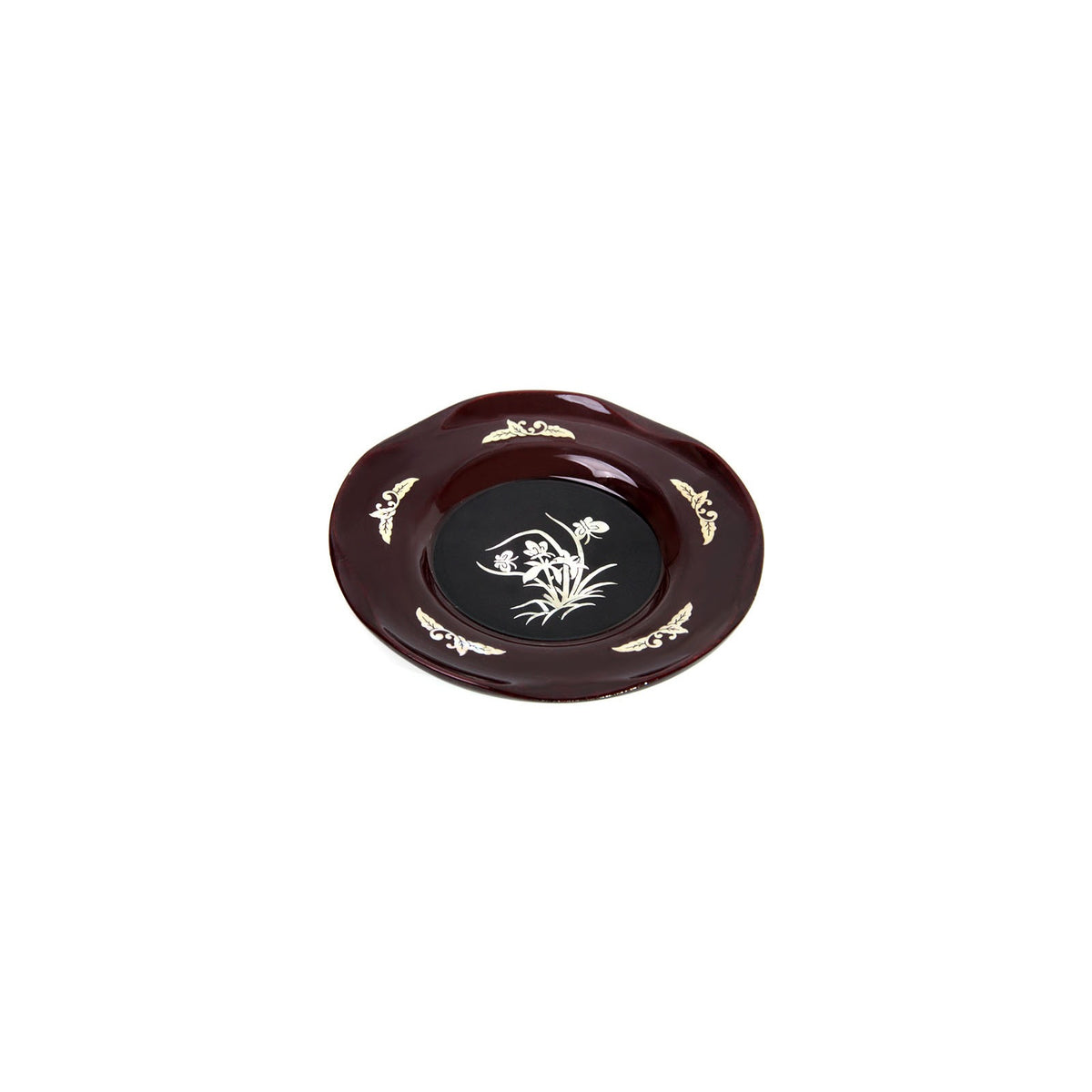 6-Piece Set: Najeonchilgi Arabesque Four Gentlemen Tea Coaster Set Mother of Pearl Coaster Traditional Coaster (Master Artisan Lee Won-geun) – detail view 3 [KS-CUT:P0000IBZ:0222d5b764b3]