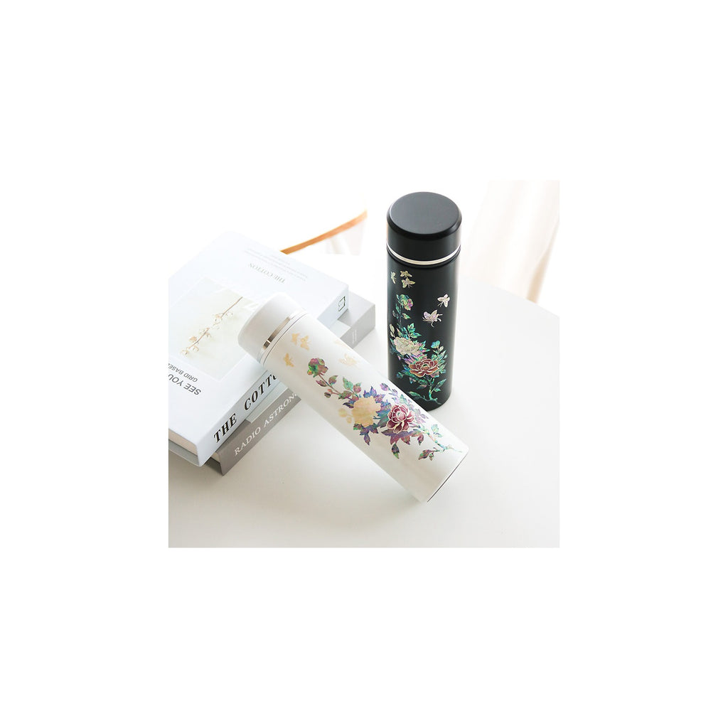 Najeonchilgi Painted Peony Stainless Steel Mother of Pearl Tumbler 500ml – detail view 3 [KS-CUT:P0000WDO:f3b3904e8703]