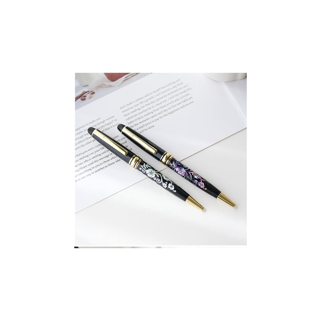 Premium Mother of Pearl Pen Plum Blossom – detail view 4 [KS-CUT:P0000JFA:815f464a422b]