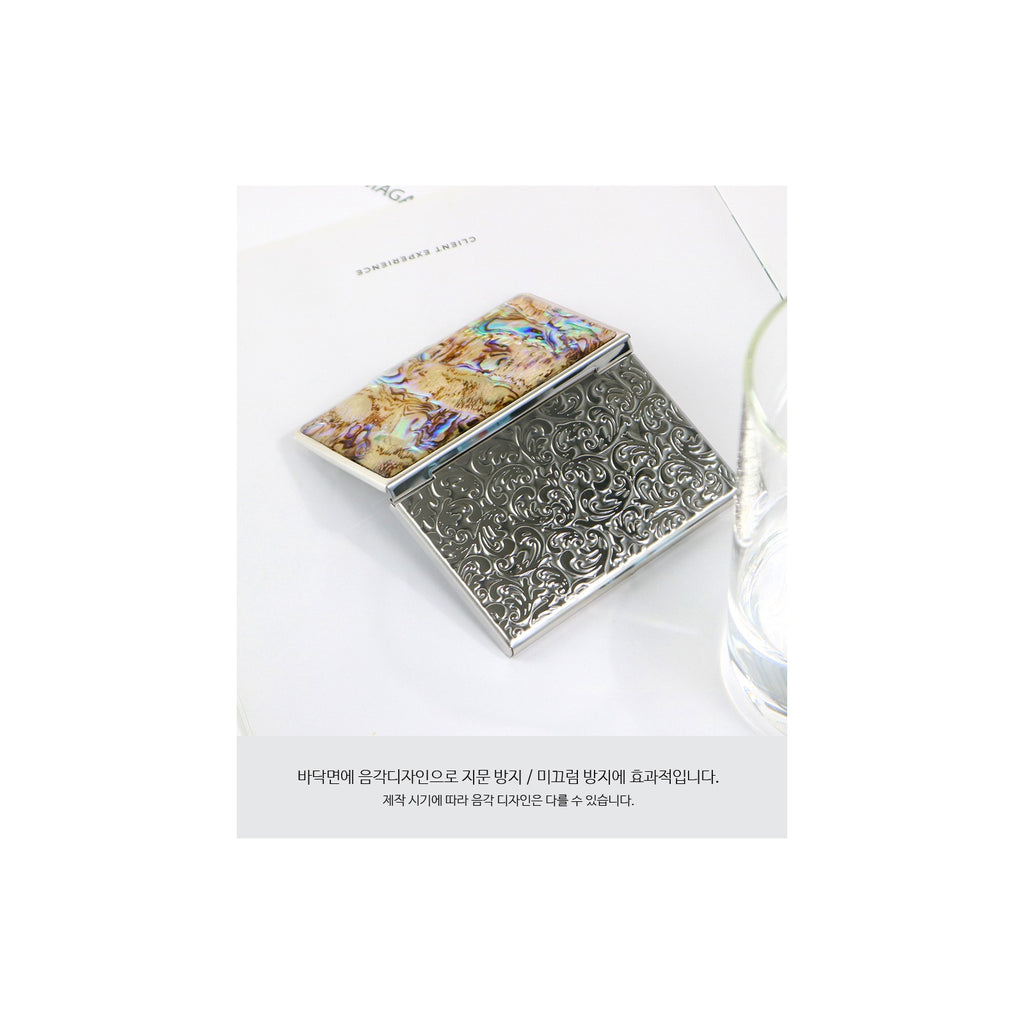 Najeon Marbled Pattern Business Card Case M – detail view 4 [KS-CUT:P0000RMS:c0095e316f03]