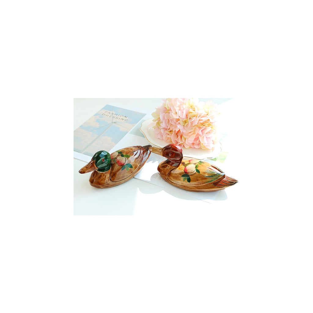 Premium Longevity Duck Set (Medium) Wood Carved Wedding Box Pyebaek Case – detail view 4 [KS-CUT:P0000QKK:851f7559ac44]