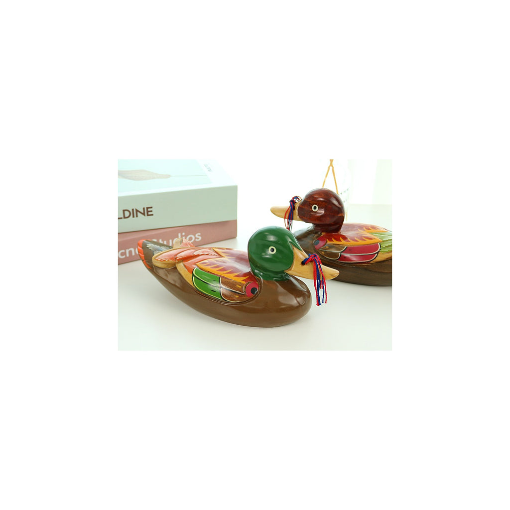 Premium Duck Duck Set (Large) Wood Carved Box Dragon Wedding Newlyweds – detail view 4 [KS-CUT:P0000KKT:8ee9b62c77d9]