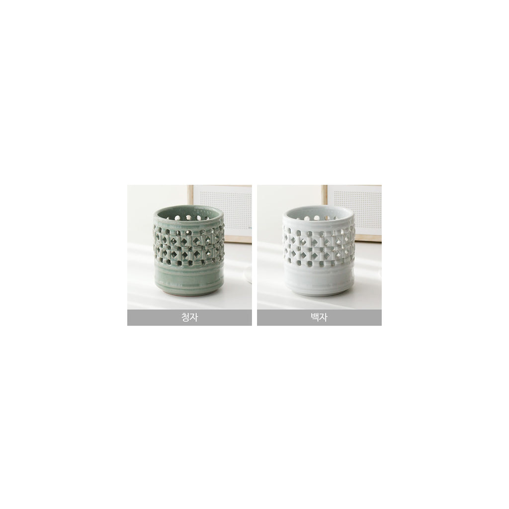 (Small) Ceramic Multi Purpose Holder – detail view 4 [KS-CUT:P0000HVU:b59597a6fc26]