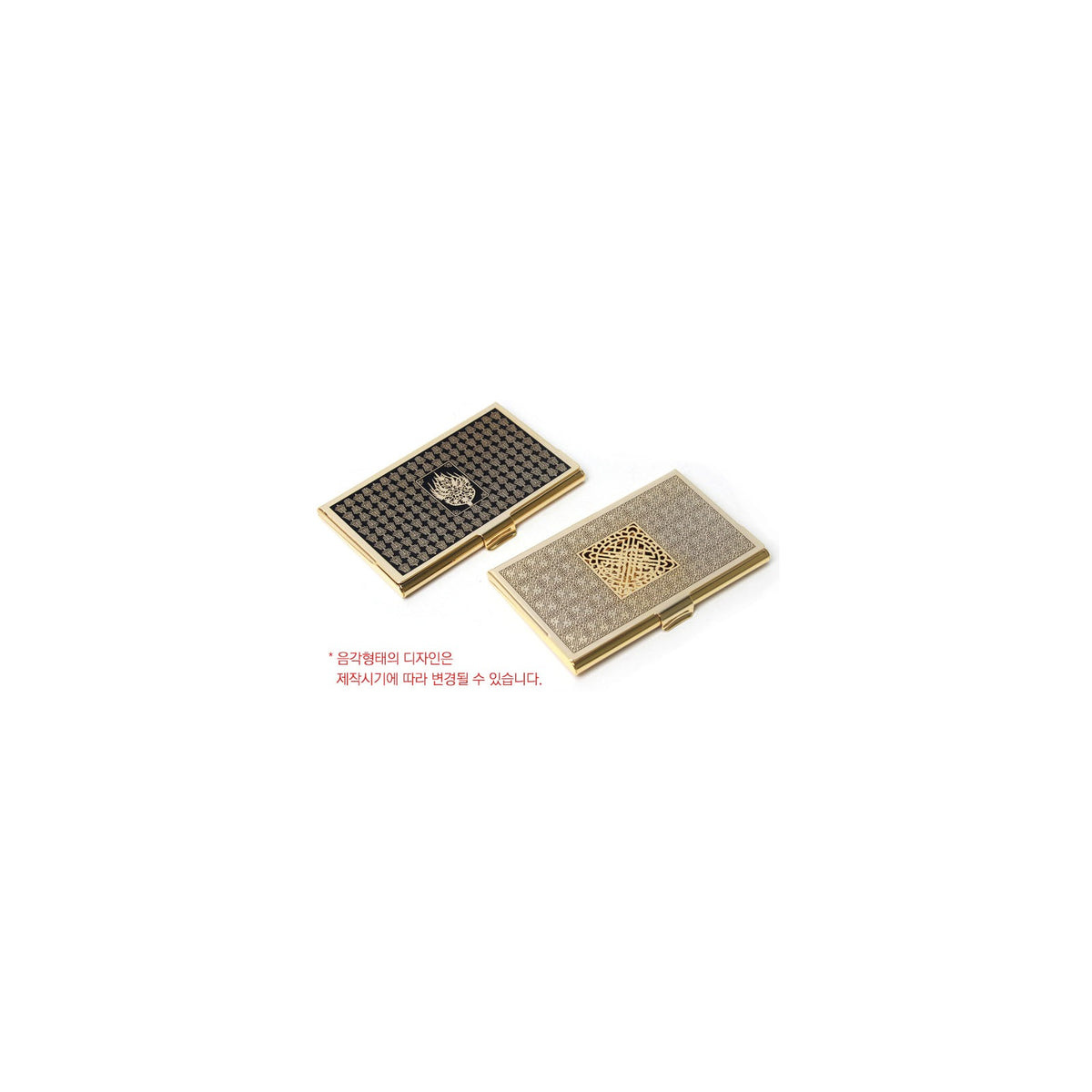 3-Piece Set: Premium Metal Letter Opener Gold Business Card Keyring Set (Traditional Motif) – detail view 5 [KS-CUT:P0000PZL:c7c442e6ea53]