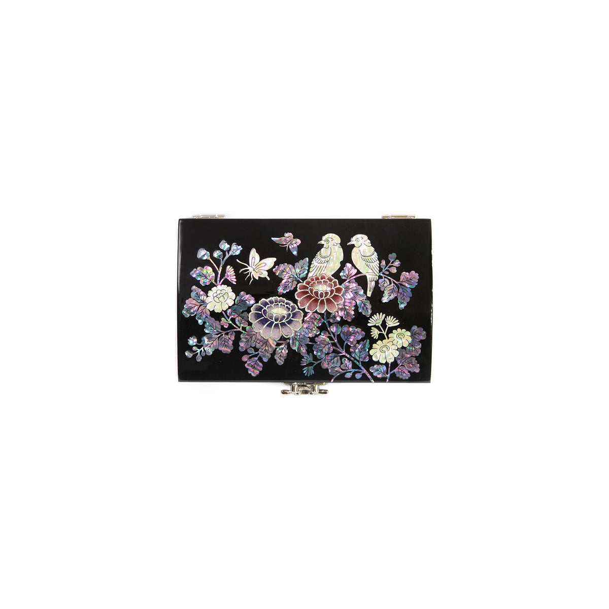 Najeon 2 Tier Birds & Flowers Box Black , 16 cm – detail view 5 [KS-CUT:P0000GQZ:a31b04aae56b]