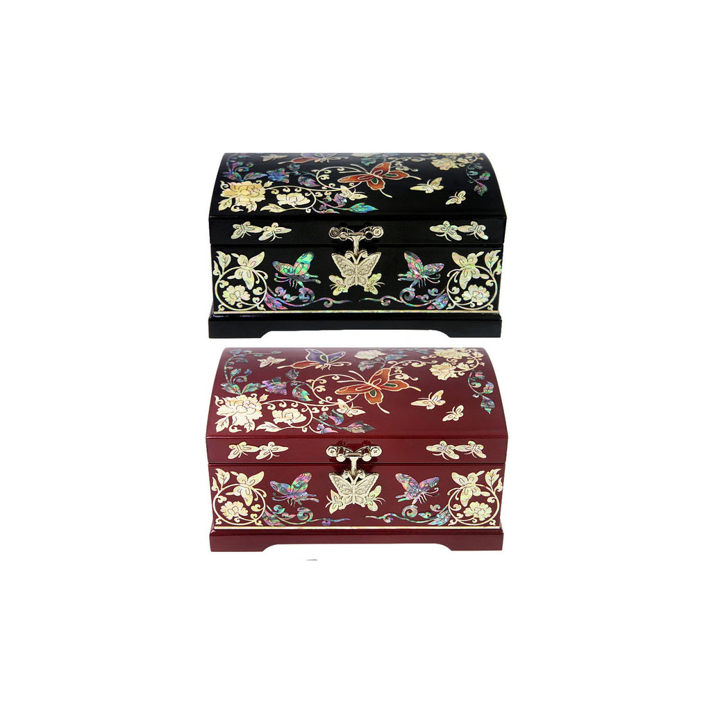 Najeonchilgi Arirang Music Box Flower & Butterfly Mother of Pearl Jewelry Box Jewelry Box, 16 cm – detail view 5 [KS-CUT:P0000HIK:c1d42b849a75]