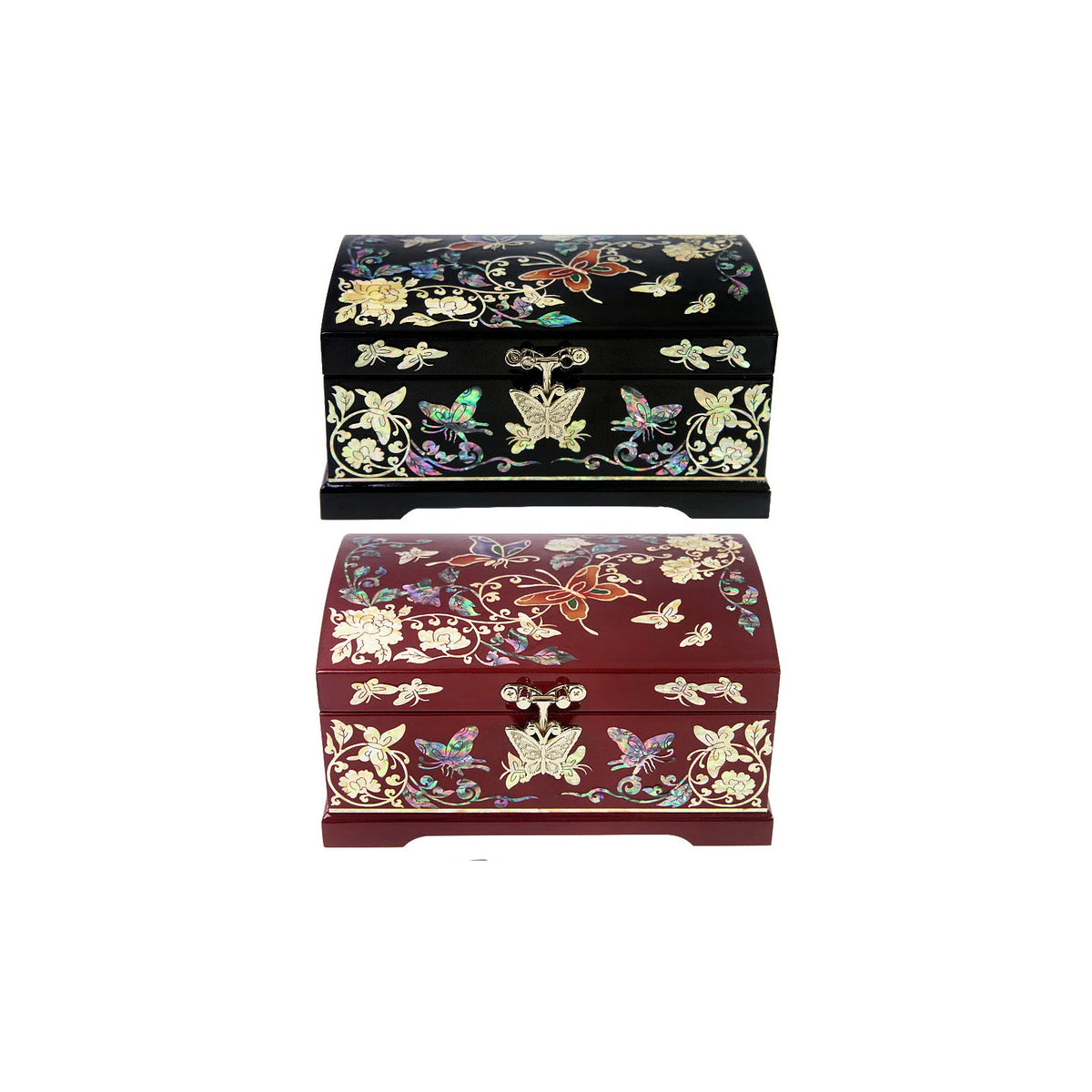 Najeonchilgi Arirang Music Box Flower & Butterfly Mother of Pearl Jewelry Box Jewelry Box, 16 cm – detail view 5 [KS-CUT:P0000HIK:c1d42b849a75]
