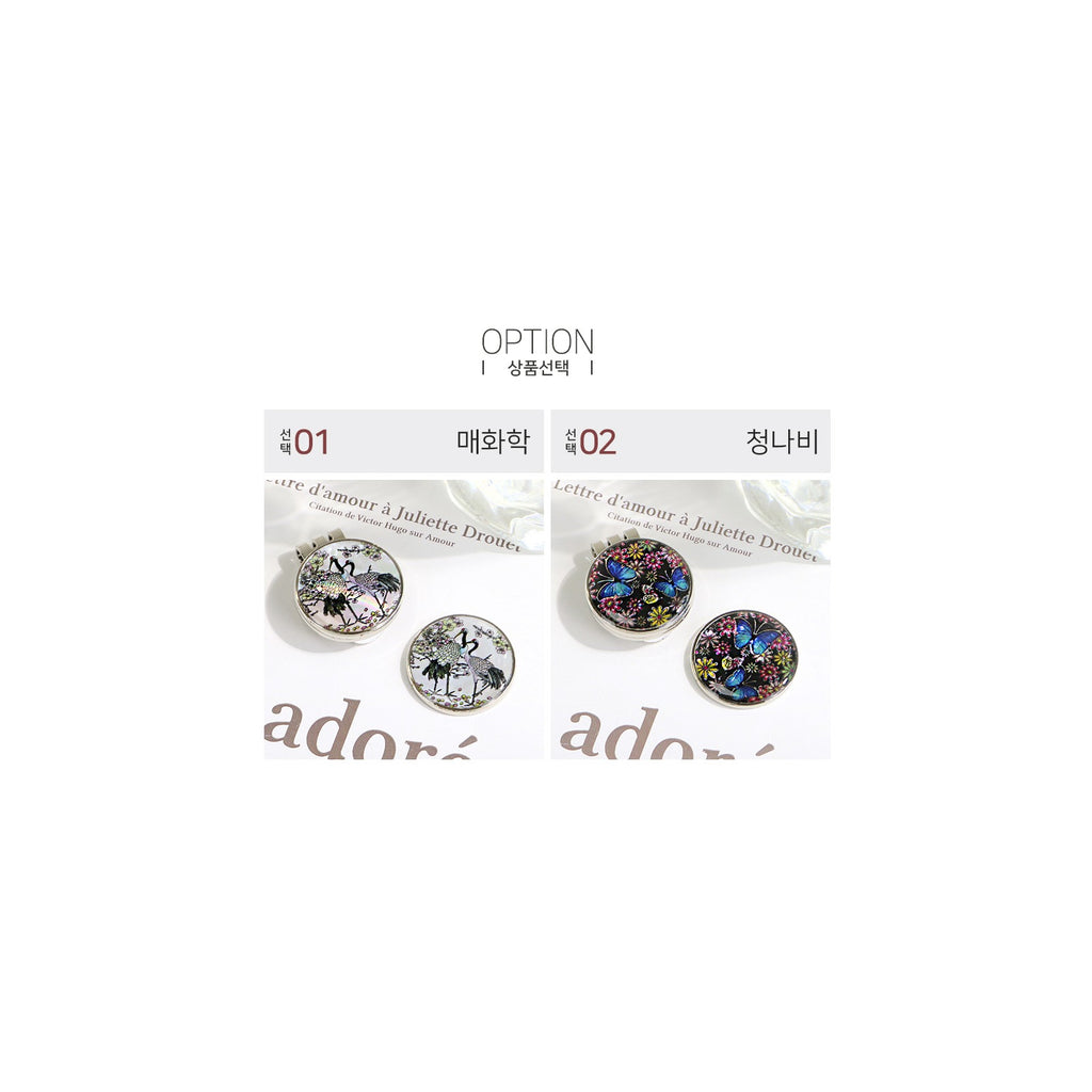 Premium Najeon Golf Ball Marker K(Butterfly) – detail view 5 [KS-CUT:P0000PNC:b97f7a4c029e]