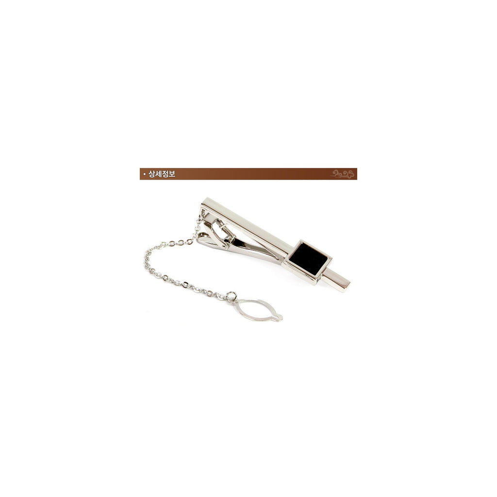 Premium Square Mother of Pearl Tie Pin – detail view 5 [KS-CUT:P0000MEK:eaf03f159c13]