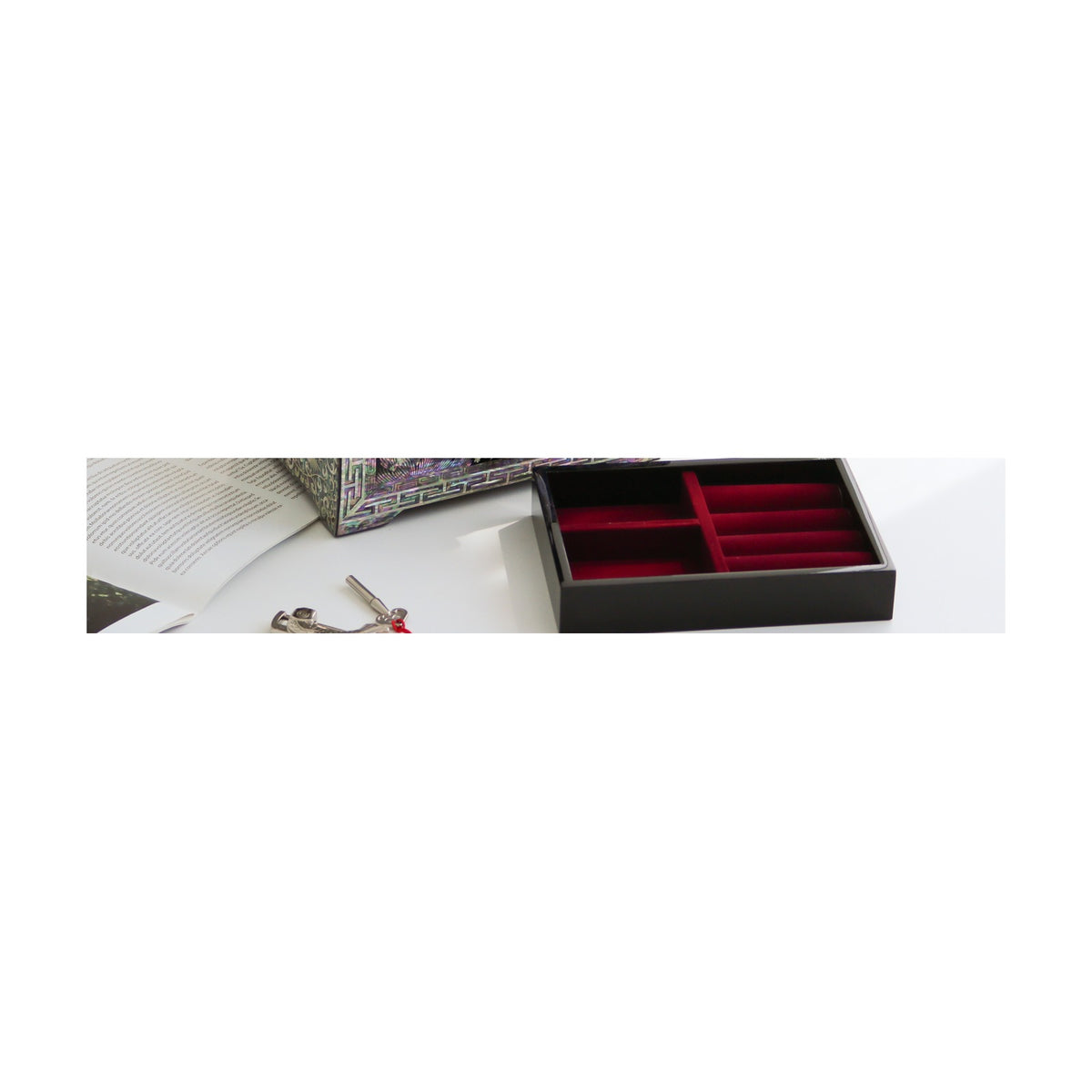 Masterpiece Najeonchilgi Premium Jewelry Box Yedan Wedding Gift Box Keepsake Ring Box – detail view 5 [KS-CUT:P0000YTF:310096faeb73]