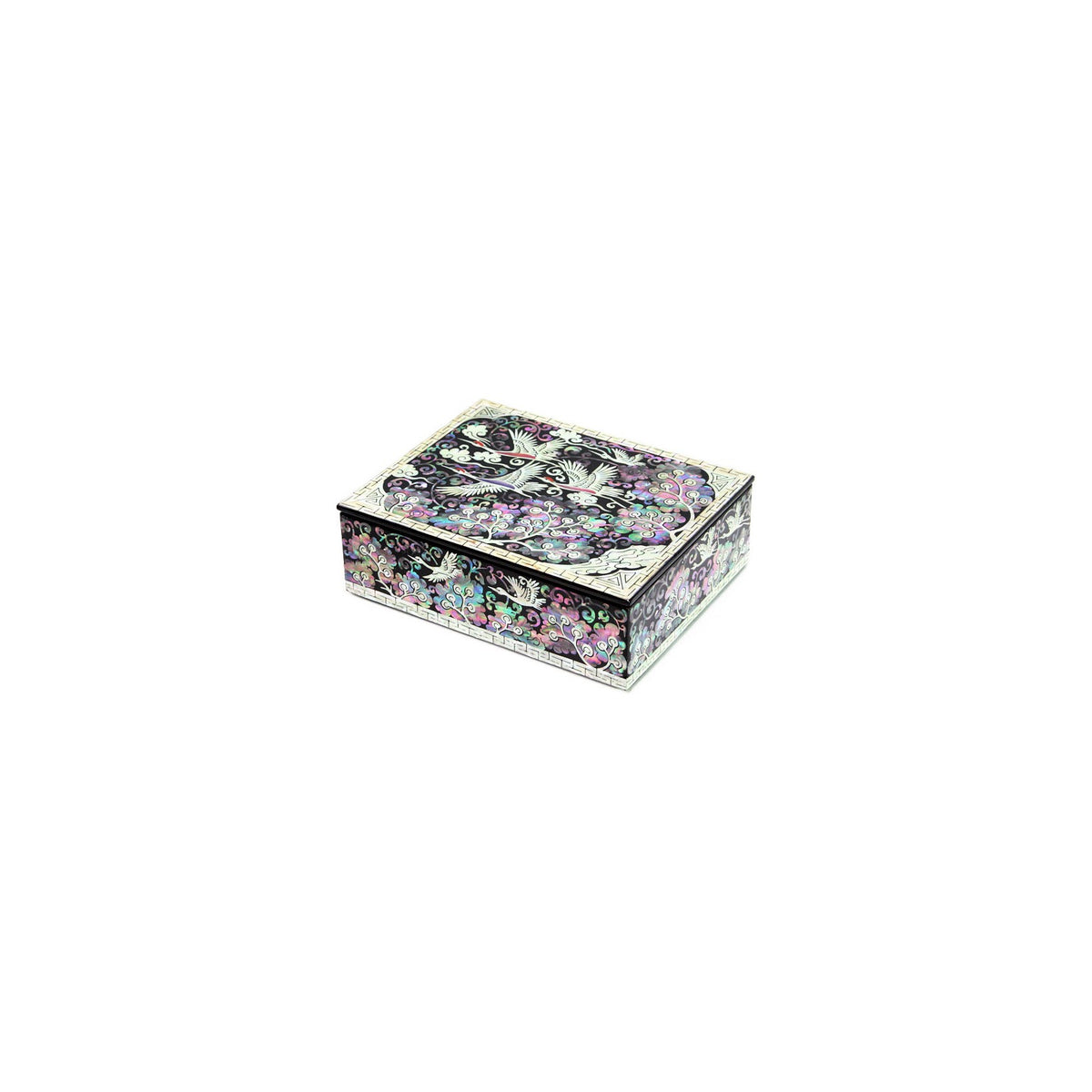 2-Piece Set: Masterpiece Najeon Square Pen Case Box Set (Premium Hanji) (Master Artisan Jang Tae-bok) – detail view 5 [KS-CUT:P0000JOD:069b30391e26]