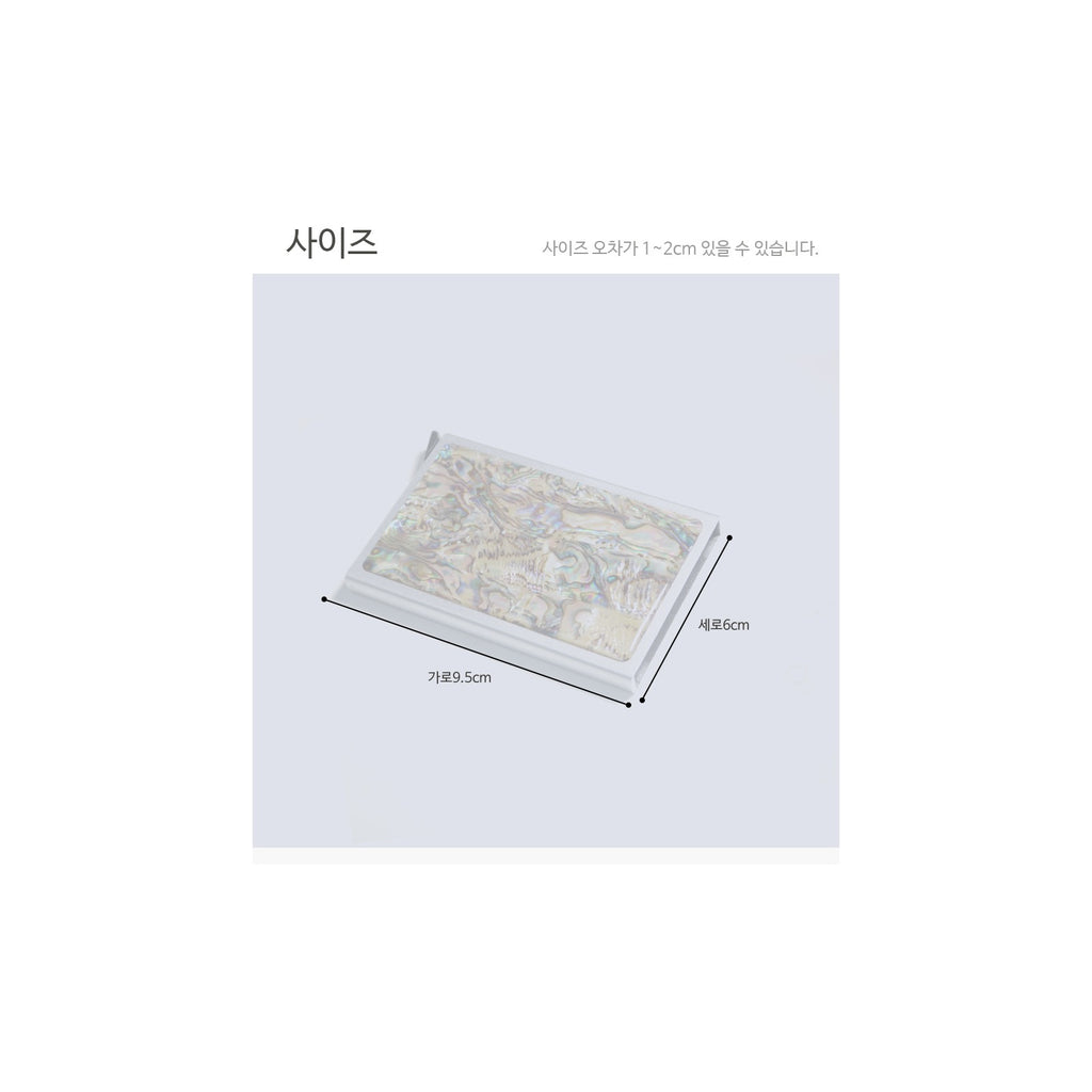 Najeon Marbled Pattern Card Case M – detail view 6 [KS-CUT:P0000RMQ:f4eb05edded0]