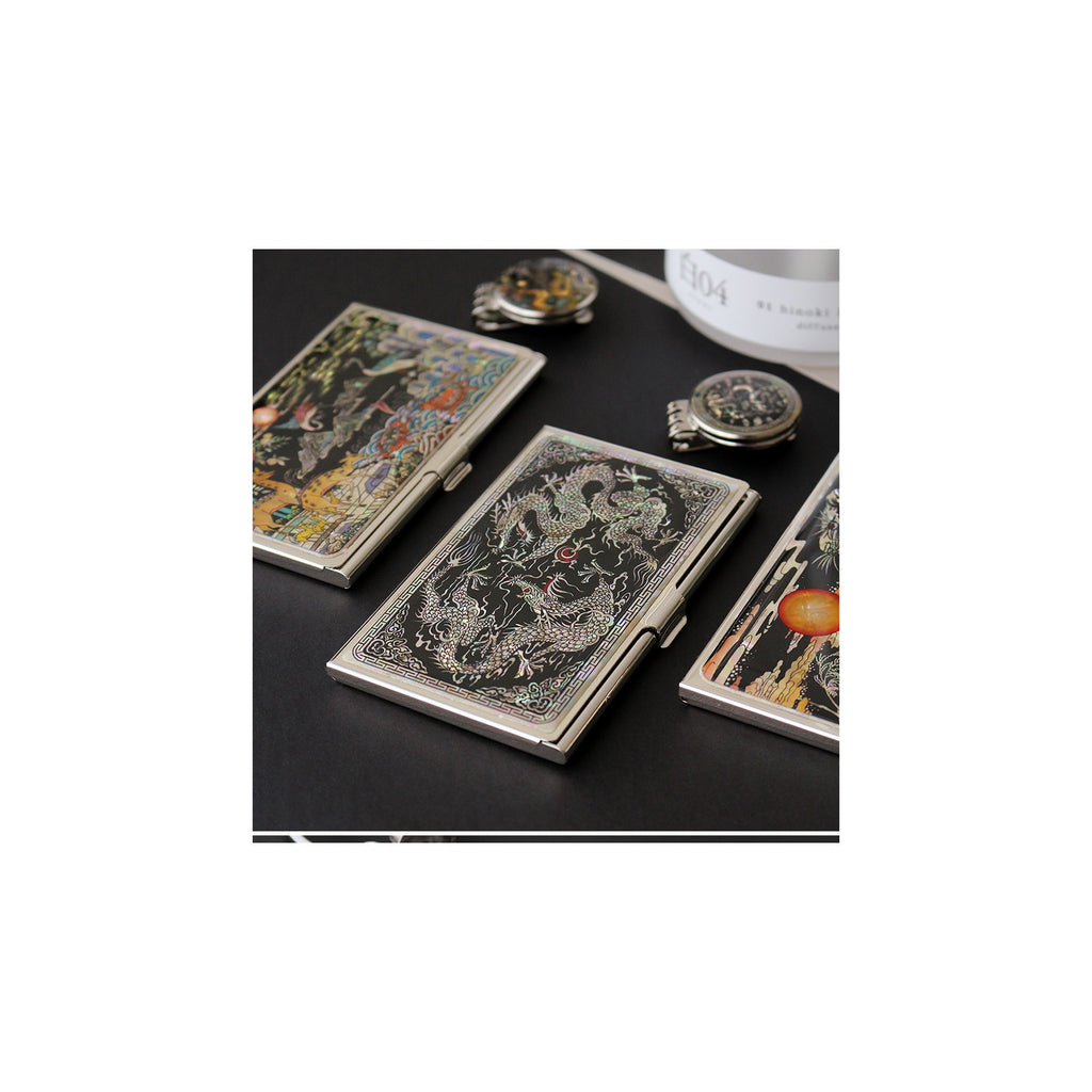 2-Piece Set: Business Card Case Golf Ball Marker K(Traditional) – detail view 6 [KS-CUT:P0000PNF:4e463156ff33]