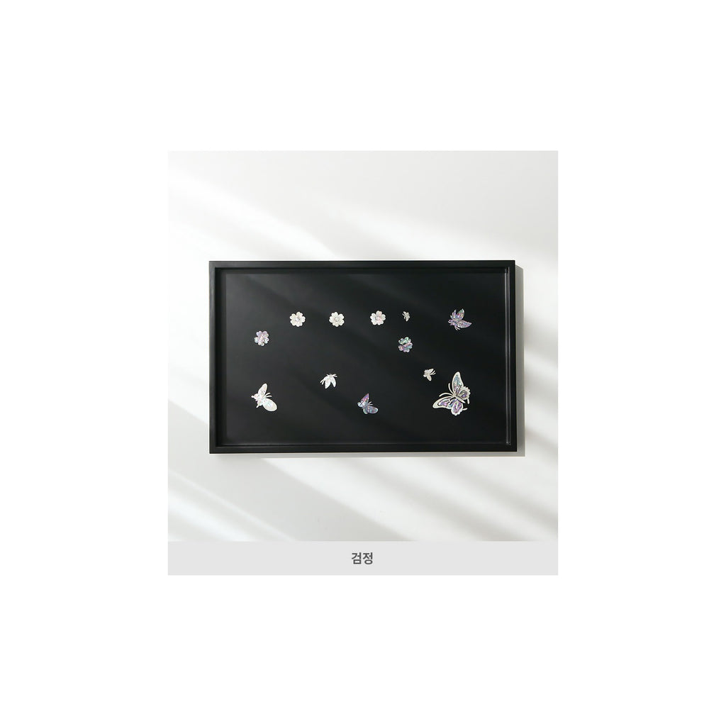 Color Mother of Pearl Butterfly Square Tray D – detail view 6 [KS-CUT:P0000SWK:b3ad025676ca]