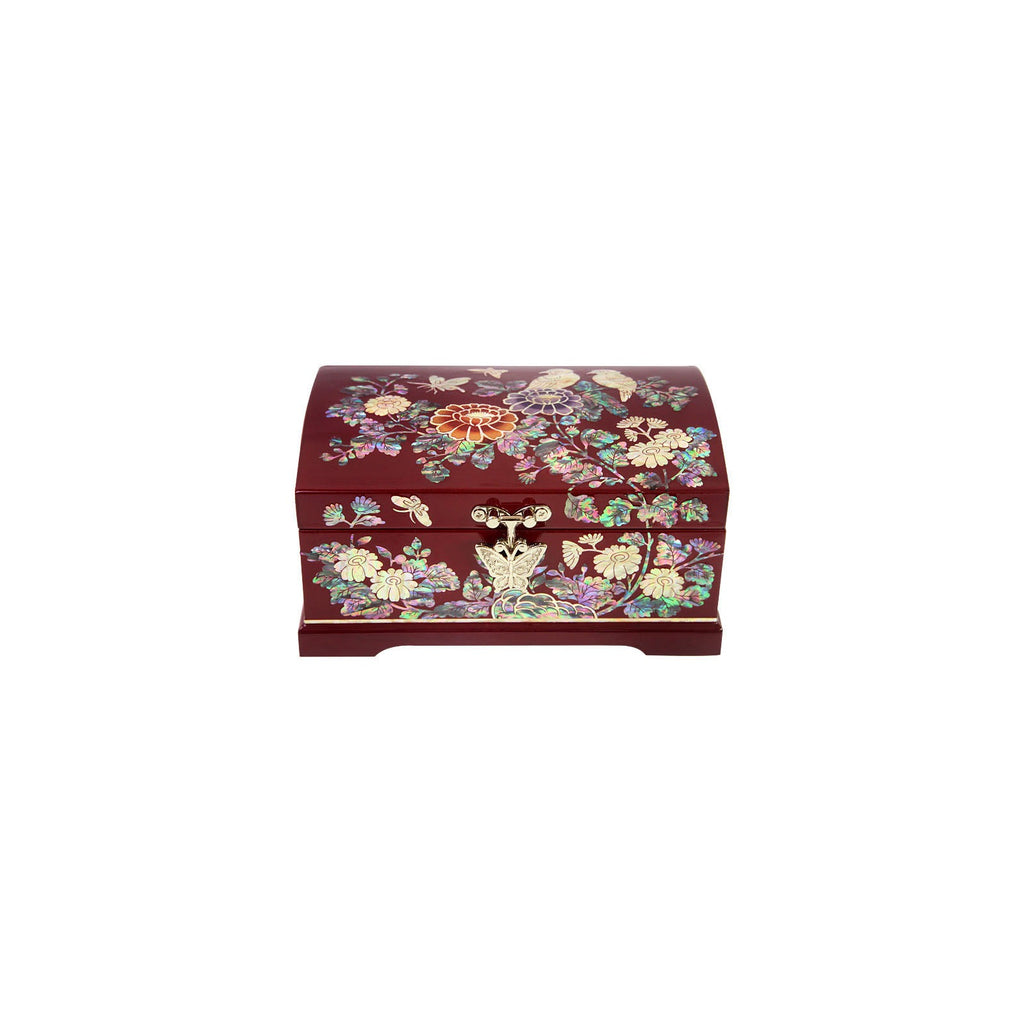 Najeonchilgi Arirang Music Box Birds & Flowers Mother of Pearl Jewelry Box Jewelry Box, 16 cm – detail view 6 [KS-CUT:P0000HIL:ed07e76c1dac]