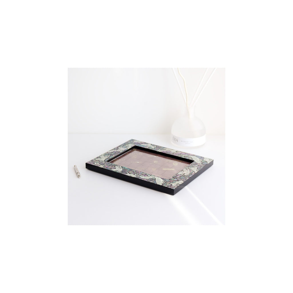 Najeonchilgi Pine & Crane Mother of Pearl Frame (Large) – detail view 6 [KS-CUT:P0000FUN:1730dd56b5a6]