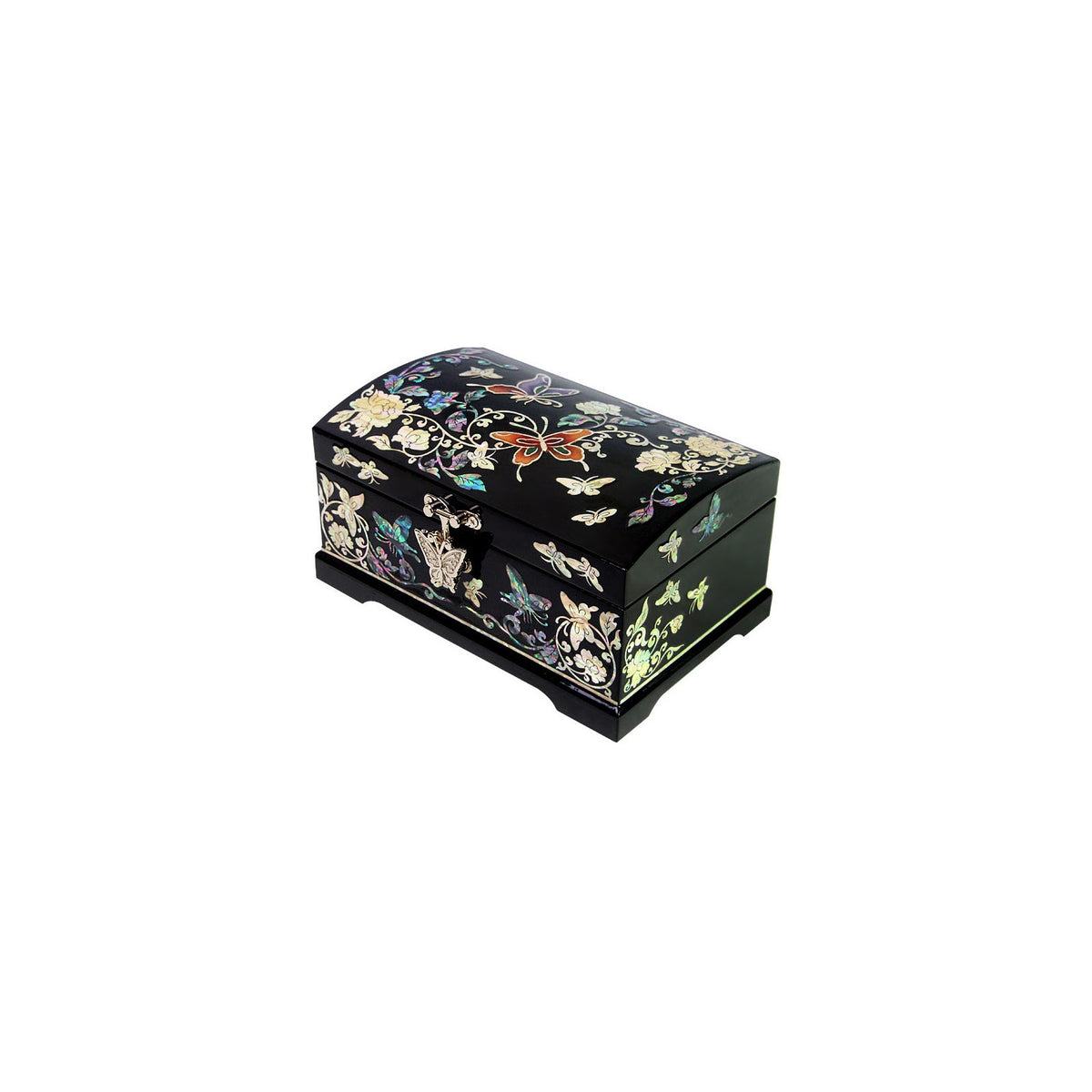 Najeonchilgi Arirang Music Box Flower & Butterfly Mother of Pearl Jewelry Box Jewelry Box, 16 cm – detail view 6 [KS-CUT:P0000HIK:560486e503ca]