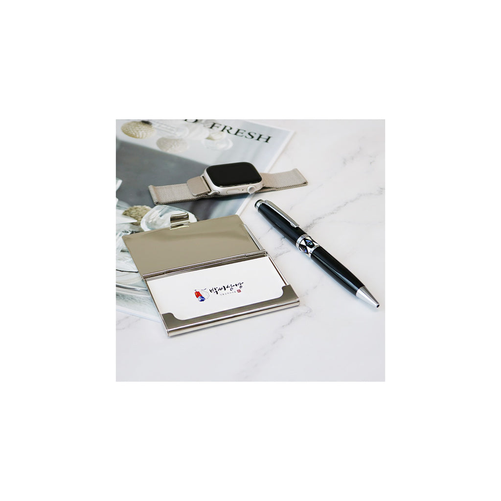 2-Piece Set: Gold Metal Business Card Najeon Gift Pen – detail view 6 [KS-CUT:P0000KSM:e889117f0c17]
