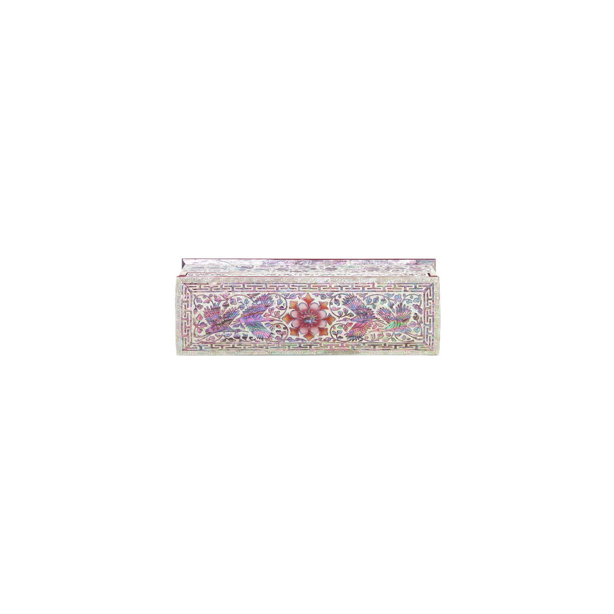 Premium Najeon Flower Pine & Crane Auto Open Pen Case (Master Artisan Jang Tae-bok) – detail view 6 [KS-CUT:P0000KMK:065a02d1a115]